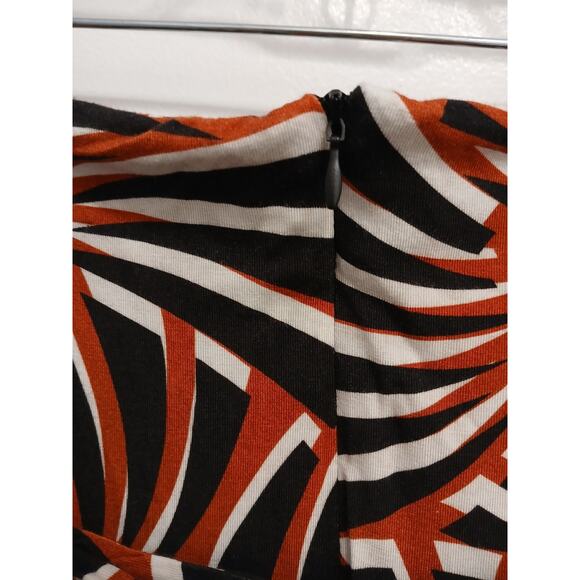 NY & Company Maxi Slit Skirt Plus Sz XXL Exotic Mediterranean Tiger Coquette - Picture 7 of 16